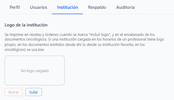 Logo de la institución