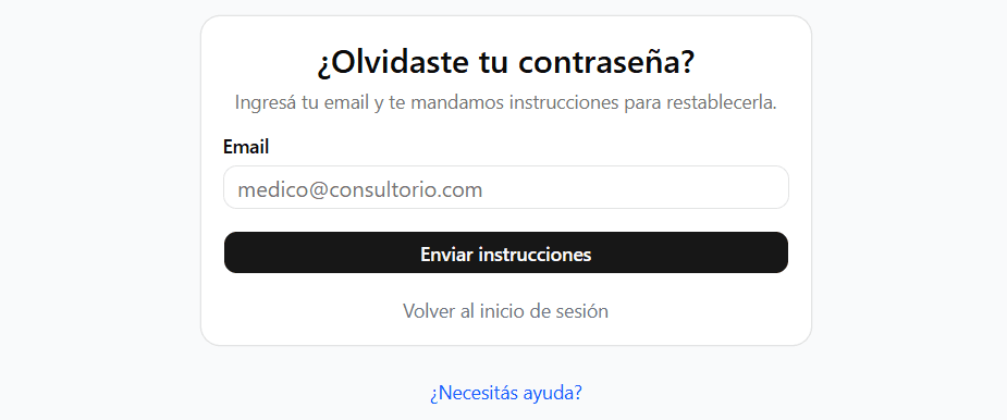 Recuperar tu contraseña
