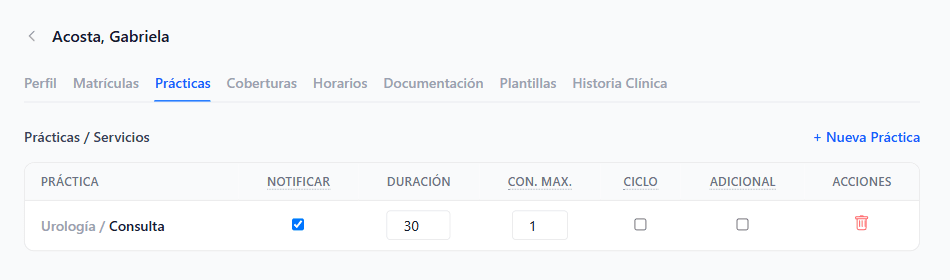 Prácticas